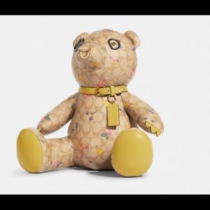 Coach Teddy Bear - Dreamy Veggie Print. New in package.